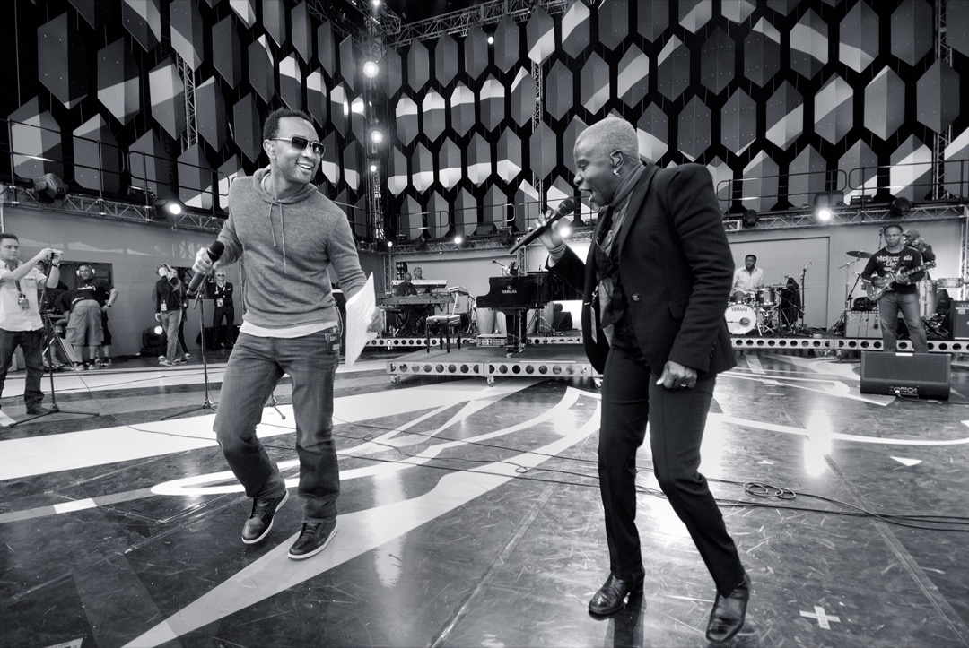 John Legend and Angelique Kidjo